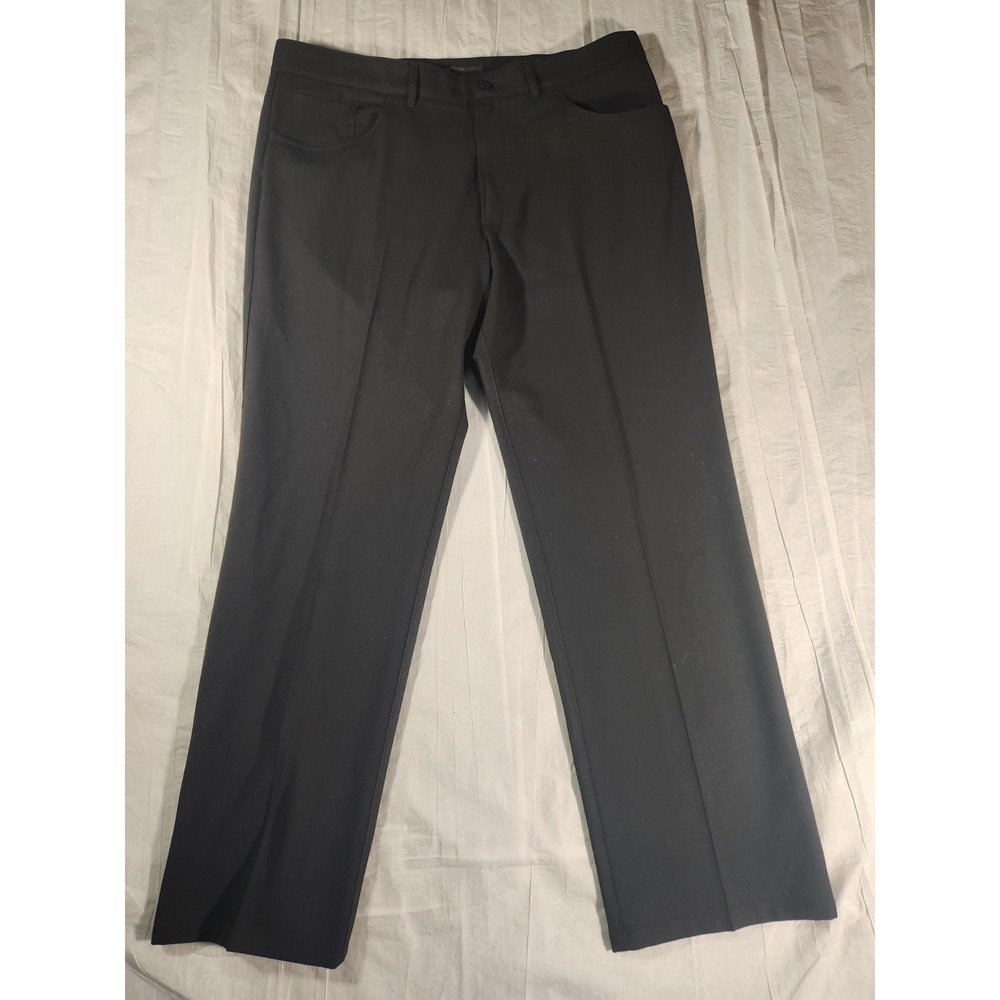 Alberto Ceramica Tom Dress Pants Mens Black‎ 54 Comfort Fit Stretch Fabric 38x31